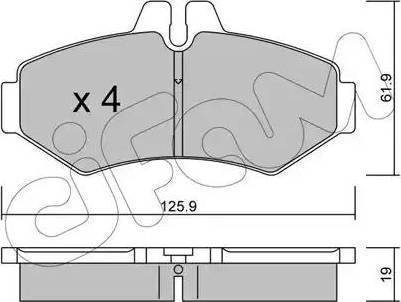 DKarta DK.0004209720 - Kit de plaquettes de frein, frein à disque cwaw.fr