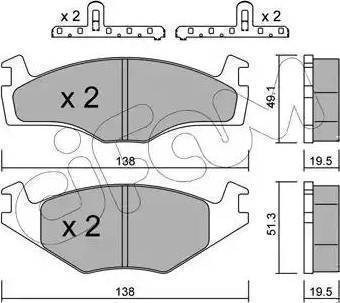 Lemförder 20617 03 - Kit de plaquettes de frein, frein à disque cwaw.fr