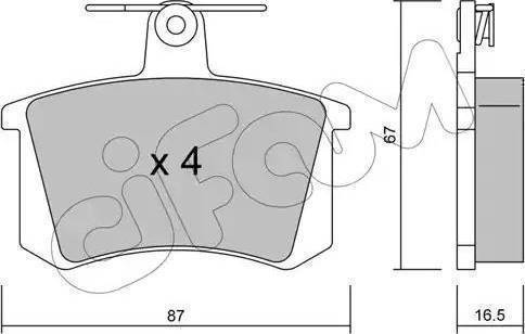 Magneti Marelli 363700205056 - Kit de plaquettes de frein, frein à disque cwaw.fr