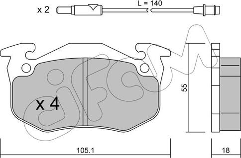 Magneti Marelli PF0378 - Kit de plaquettes de frein, frein à disque cwaw.fr