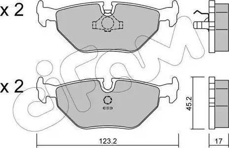 Lemförder 25504 02 - Kit de plaquettes de frein, frein à disque cwaw.fr