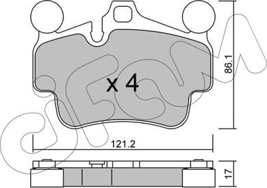 Cifam 822-892-0 - Kit de plaquettes de frein, frein à disque cwaw.fr