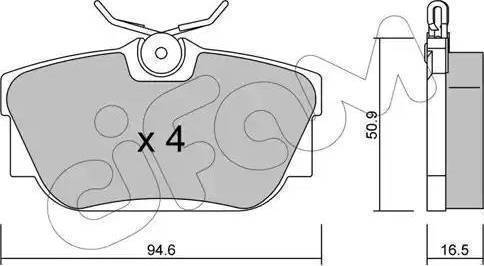 TRW GDB1206 - Kit de plaquettes de frein, frein à disque cwaw.fr