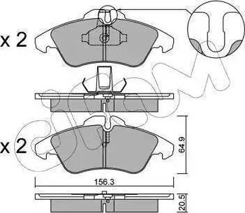 Sangsin Brake SP1273 - Kit de plaquettes de frein, frein à disque cwaw.fr