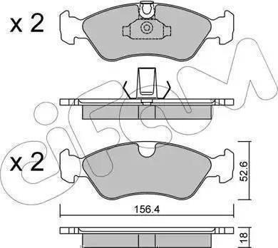 Lemförder 25716 01 - Kit de plaquettes de frein, frein à disque cwaw.fr