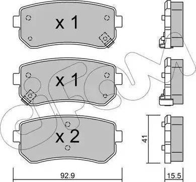 Magneti Marelli 363700201592 - Kit de plaquettes de frein, frein à disque cwaw.fr