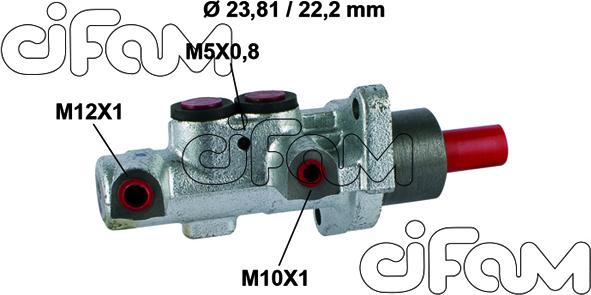 Cifam 202-552 - Maître-cylindre de frein cwaw.fr