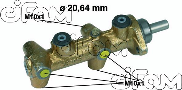 Cifam 202-040 - Maître-cylindre de frein cwaw.fr