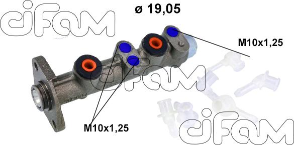 Cifam 202-006K - Maître-cylindre de frein cwaw.fr