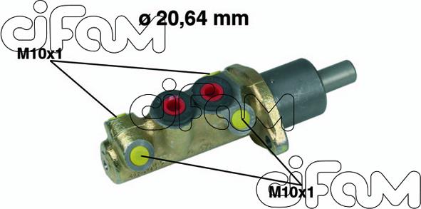 Cifam 202-039 - Maître-cylindre de frein cwaw.fr