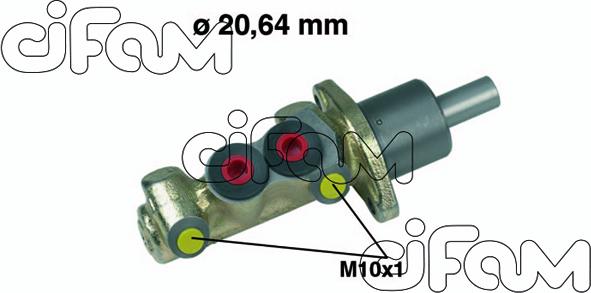 Cifam 202-125 - Maître-cylindre de frein cwaw.fr