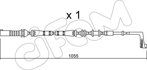 Cifam SU.283 - Contact d'avertissement, usure des plaquettes de frein cwaw.fr