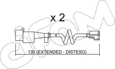 Cifam SU.225K - Contact d'avertissement, usure des plaquettes de frein cwaw.fr