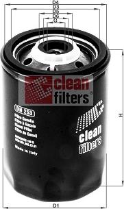 Clean Filters DN 253 - Filtre à carburant cwaw.fr