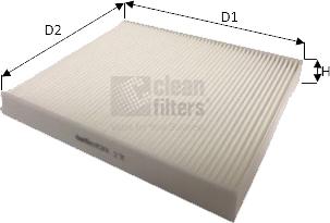 Clean Filters NC2431 - Filtre, air de l'habitacle cwaw.fr