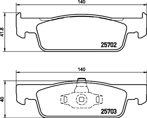 Cobreq N-457 - Kit de plaquettes de frein, frein à disque cwaw.fr