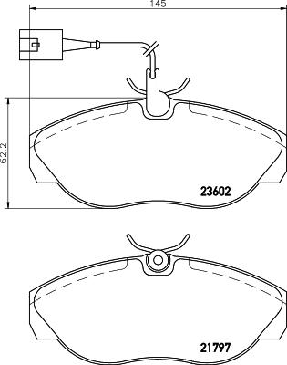 Cobreq N-565 - Kit de plaquettes de frein, frein à disque cwaw.fr