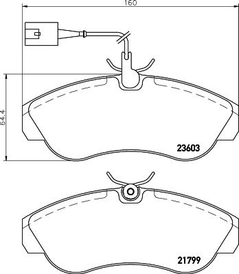 Cobreq N-566 - Kit de plaquettes de frein, frein à disque cwaw.fr