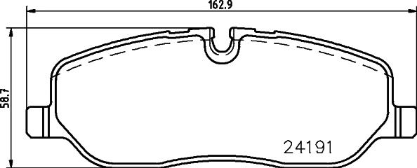 Cobreq N-1493 - Kit de plaquettes de frein, frein à disque cwaw.fr