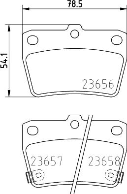 Cobreq N-1451 - Kit de plaquettes de frein, frein à disque cwaw.fr