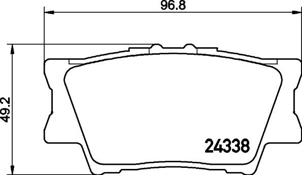 Jurid 572595J-D - Kit de plaquettes de frein, frein à disque cwaw.fr