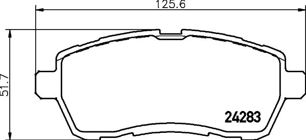 Cobreq N-1465 - Kit de plaquettes de frein, frein à disque cwaw.fr