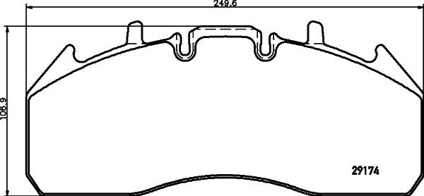 Cobreq N-1502 - Kit de plaquettes de frein, frein à disque cwaw.fr