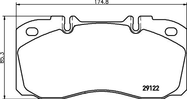 Cobreq N-1507 - Kit de plaquettes de frein, frein à disque cwaw.fr