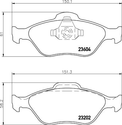 Pagid T1193MX - Kit de plaquettes de frein, frein à disque cwaw.fr