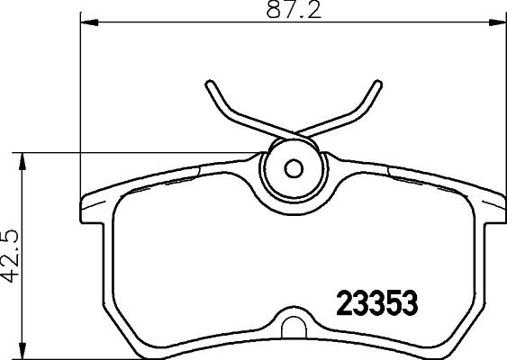 Cobreq N-163 - Kit de plaquettes de frein, frein à disque cwaw.fr