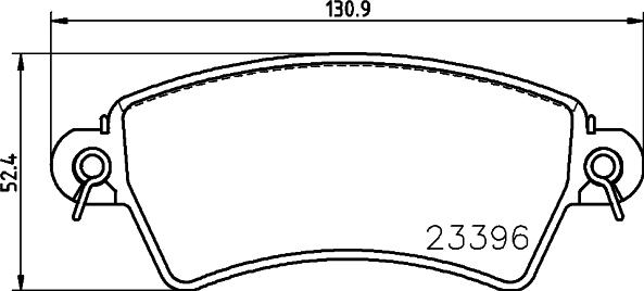 Cobreq N-1165 - Kit de plaquettes de frein, frein à disque cwaw.fr