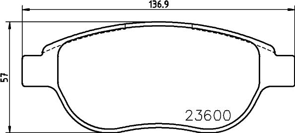 Cobreq N-1168 - Kit de plaquettes de frein, frein à disque cwaw.fr