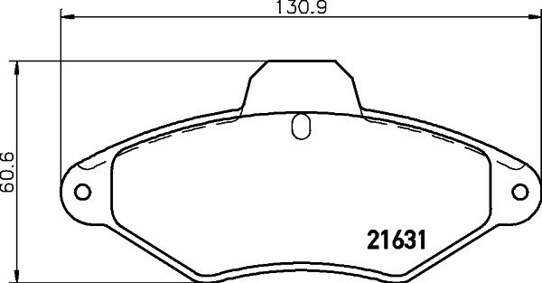 Cobreq N-1102 - Kit de plaquettes de frein, frein à disque cwaw.fr