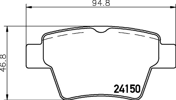 Cobreq N-1188 - Kit de plaquettes de frein, frein à disque cwaw.fr