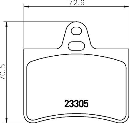 Cobreq N-1170 - Kit de plaquettes de frein, frein à disque cwaw.fr