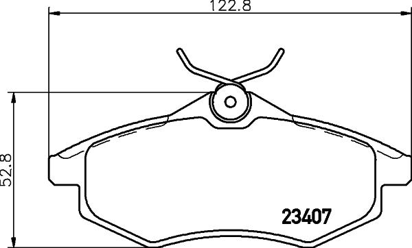 Cobreq N-1171 - Kit de plaquettes de frein, frein à disque cwaw.fr