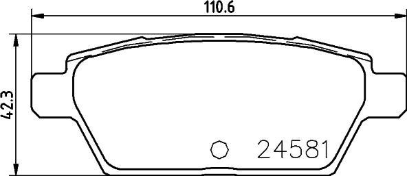 Cobreq N-186 - Kit de plaquettes de frein, frein à disque cwaw.fr