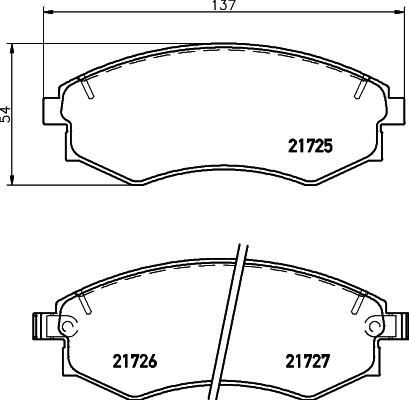 Cobreq N-1211 - Kit de plaquettes de frein, frein à disque cwaw.fr