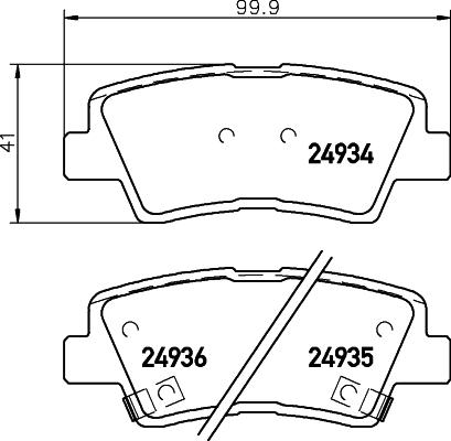 Cobreq N-1289 - Kit de plaquettes de frein, frein à disque cwaw.fr