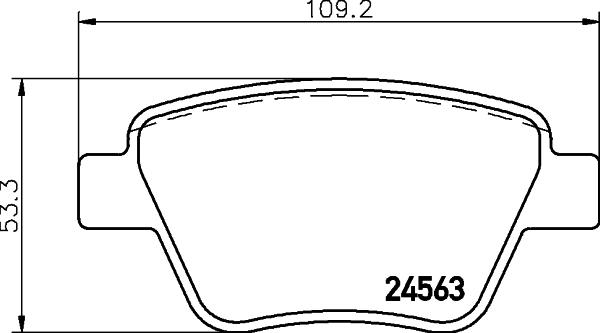 Cobreq N-1742 - Kit de plaquettes de frein, frein à disque cwaw.fr