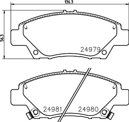 Cobreq N-1767 - Kit de plaquettes de frein, frein à disque cwaw.fr