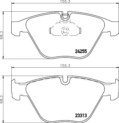 Cobreq N-1714 - Kit de plaquettes de frein, frein à disque cwaw.fr