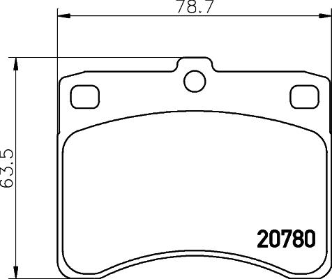 Cobreq N-892 - Kit de plaquettes de frein, frein à disque cwaw.fr