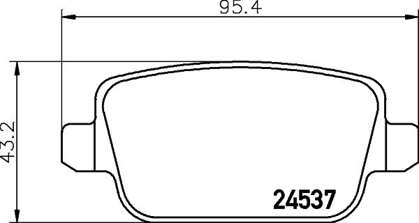 Cobreq N-868 - Kit de plaquettes de frein, frein à disque cwaw.fr