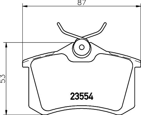 Mintex MDB81382 - Kit de plaquettes de frein, frein à disque cwaw.fr