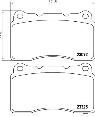 Cobreq N-393 - Kit de plaquettes de frein, frein à disque cwaw.fr