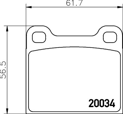 Cobreq N-302 - Kit de plaquettes de frein, frein à disque cwaw.fr