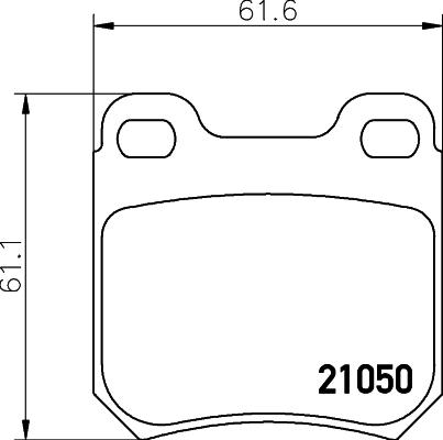 Cobreq N-321 - Kit de plaquettes de frein, frein à disque cwaw.fr