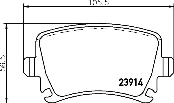 Remsa ATE170 - Kit de plaquettes de frein, frein à disque cwaw.fr