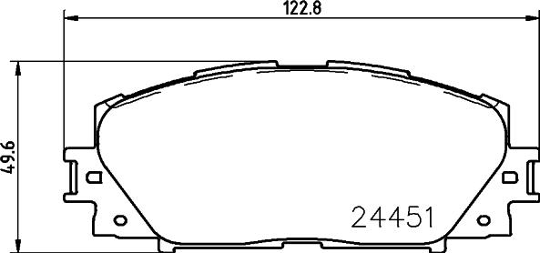 Cobreq N-2048 - Kit de plaquettes de frein, frein à disque cwaw.fr